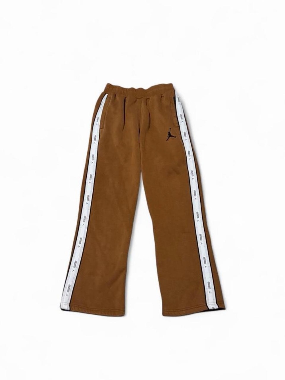Jordan Flight Baggy Brown Sweatpants Size L Fleece Y2K